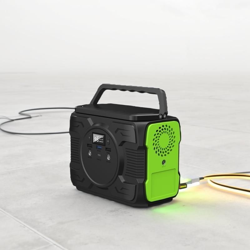 สถานีพลังงานค่ายพกพา 200W ลิทธิียม AC DC Output Solar Energy Generator สําหรับคอมพิวเตอร์