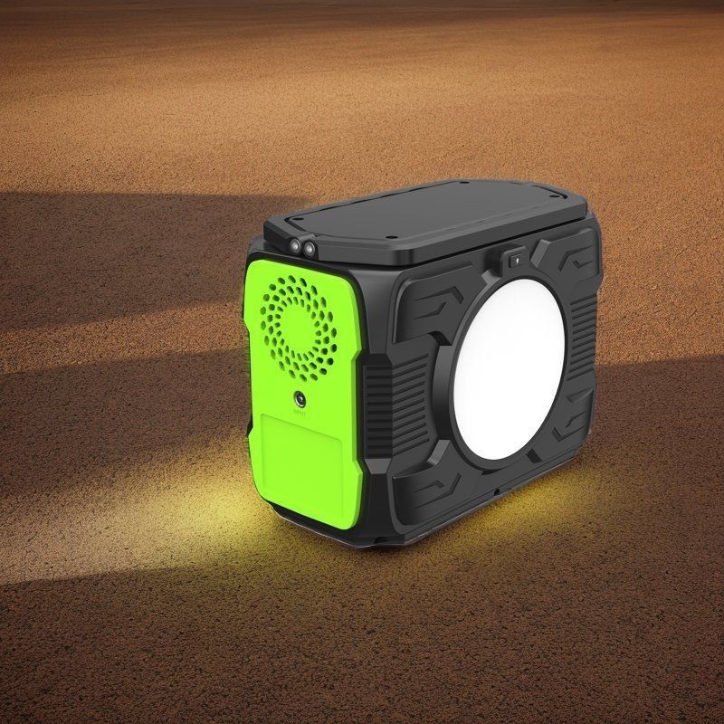 เครื่องผลิตพลังแสงอาทิตย์แบบชาร์จใหม่ 200W สําหรับกิจกรรมกลางแจ้งและการดับไฟฟ้า