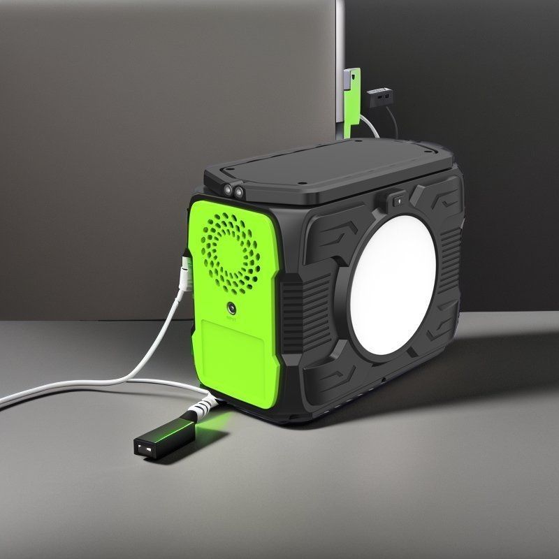 ตลาดอเมริกาใต้ สถานไฟฟ้าพกพาแบบชาร์จใหม่ 200W พร้อมแบตเตอรี่ลิทธิียมไอออน