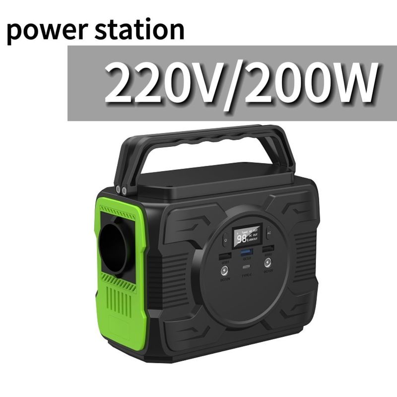 แบตเตอรี่ 200W LiFePO4 แบตเตอรี่ แบตเตอรี่ แบตเตอรี่ แบตเตอรี่ แบตเตอรี่ แคมปิ้งกลางแจ้ง แบตเตอรี่พลังงานสําหรับ CPAP / ตู้เย็น / ตกปลา / โน๊ปโตป