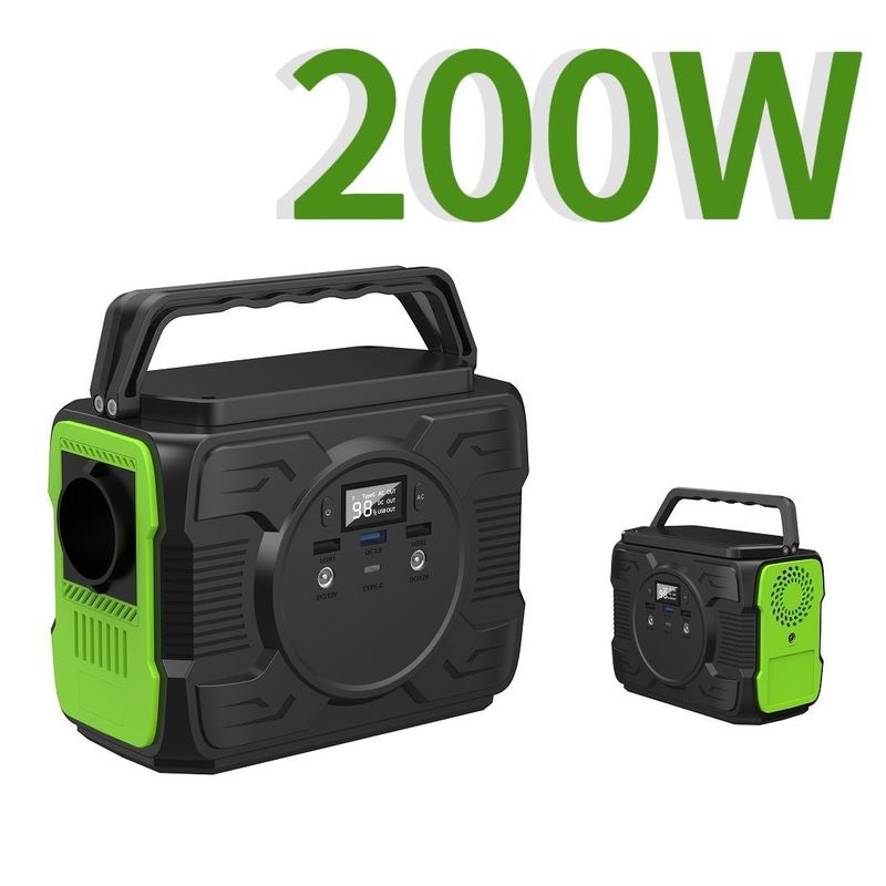 แบตเตอรี่ลิตยูมเทอร์เนอรี่ 200W เครื่องกําเนิดพกพา เครื่องไฟฟ้าประเภท UPS สําหรับฉุกเฉิน