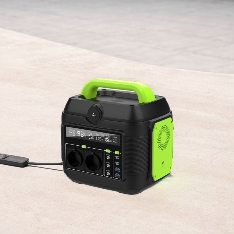 ปรับแต่ง 600W มินิ UPS พกพาเครื่องกําเนิด 220V EU AC Socket พลังงานฉุกเฉิน
