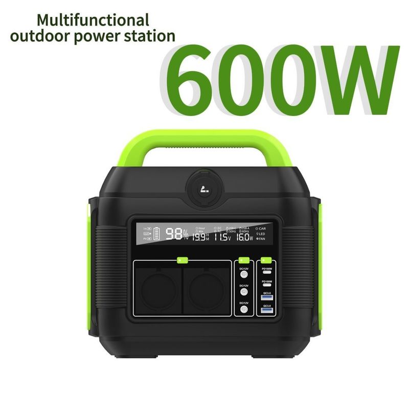 สีที่สามารถปรับแต่งได้ 600W การเก็บพลังงานแบบพกพาสําหรับการแก้ไขการสํารองพลังงานฉุกเฉิน