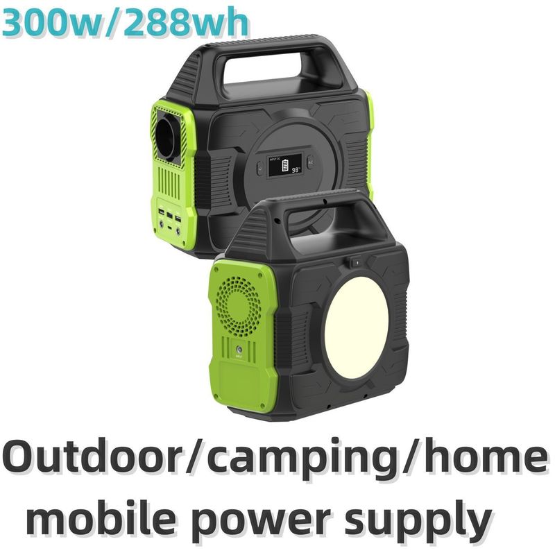 เครื่องกําเนิดพลังแสงอาทิตย์แบบชาร์จใหม่ 300W สําหรับโรงไฟฟ้าพกพาและชาร์จมือถือ