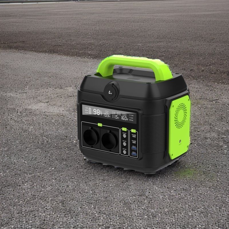 สีที่สามารถปรับแต่งได้ 600W 576wh เครื่องผลิตพลังงานแสงอาทิตย์บ้าน 110V 220V สําหรับกิจกรรมกลางแจ้ง