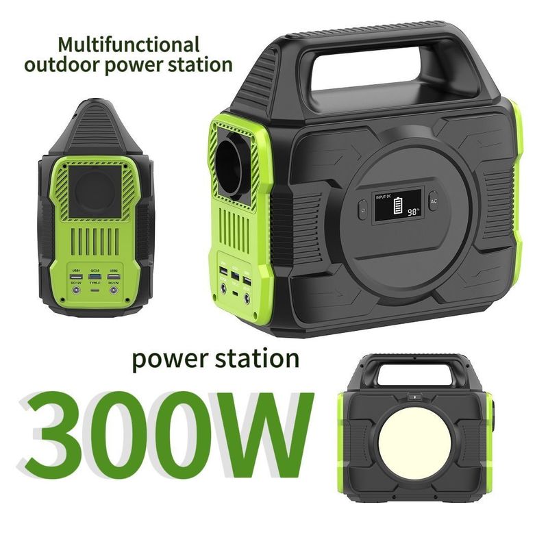 เครื่องกําเนิดพลังงานแสงอาทิตย์ภายนอกขนาดเล็ก 300W/500W/600W สําหรับโรงไฟฟ้าพกพา