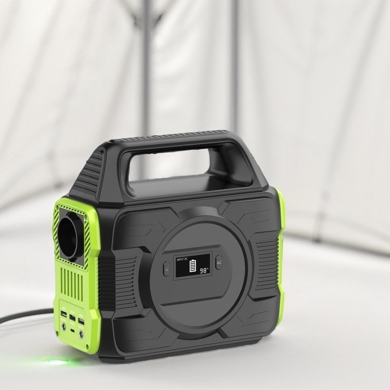 สถานีพลังงานเก็บพลังงานกลางแจ้งแบบพกพา พร้อมแบตเตอรี่ลิธีอุตสาหกรรม 300W ชาร์จเร็วสุด