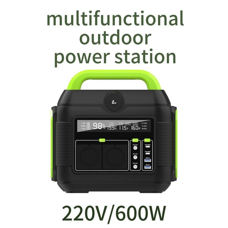 Un มหาประสงค์ 600W สถานีชาร์จพกพา แพวเวอร์แบงค์สําหรับผู้ชื่นชอบกลางแจ้ง