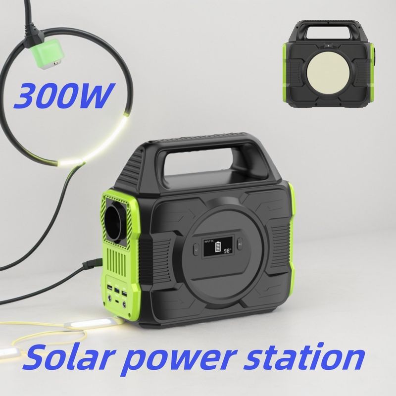 สถานที่ผลิตพลังงานพลังงานแสงอาทิตย์แบบพกพา 300W 500W สําหรับ RV สถานที่ฉุกเฉินกลางแจ้ง