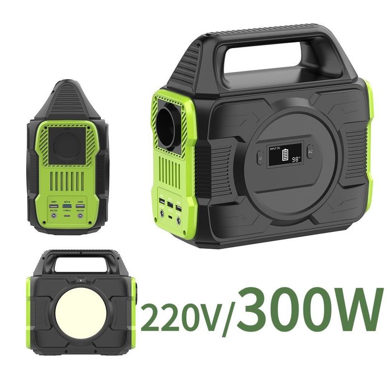 เครื่องผลิตพลังงานแสงอาทิตย์ 300W โทรศัพท์มือถือ ธนาคารพลังงานแสงอาทิตย์ สถานที่พลังงาน S3 ในสีที่สามารถปรับแต่งได้