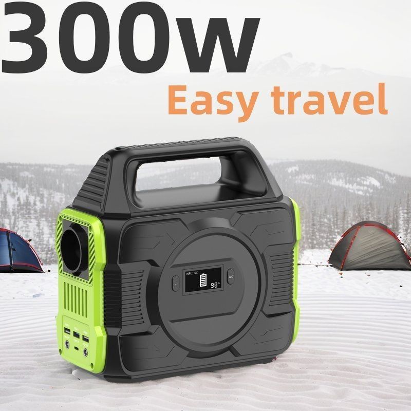เครื่องผลิตพลังงานแสงอาทิตย์แบบพกพา 300W สําหรับบ้านและโรงไฟฟ้าฉุกเฉิน