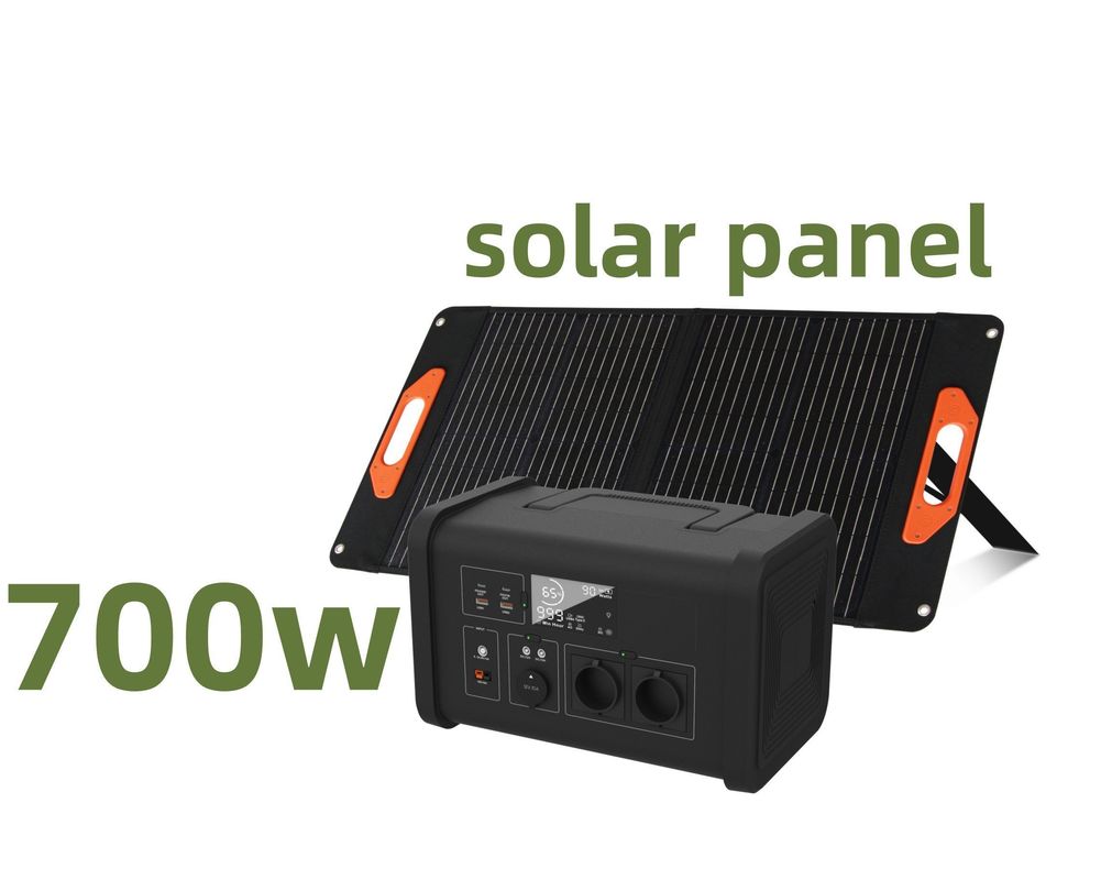 EU LiFePO4 700W พลังงานเก็บพลังงาน โรงไฟฟ้าพลังงานพลังงานแสงอาทิตย์สําหรับพลังงานบ้านแบบพกพา