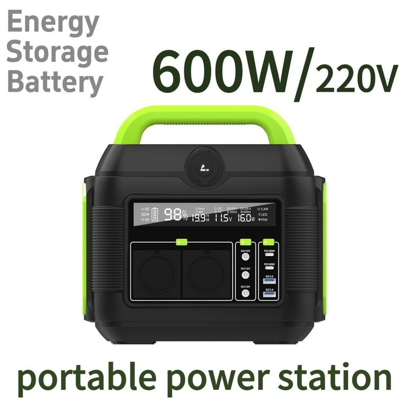ระบบเก็บพลังงานพลังงานแสงอาทิตย์แบบพกพาหลายฟังก์ชัน 600W พร้อมอุปกรณ์ปรับเปลี่ยนและ S6