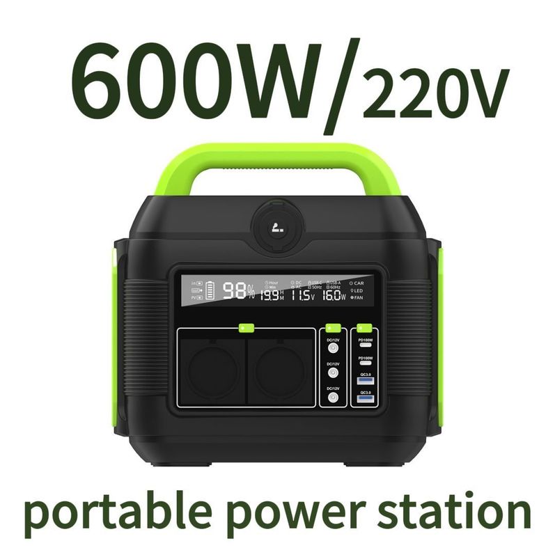 300W/500W/600W/1500W พกพาพลังงานแสงอาทิตย์สําหรับการตั้งแคมป์กลางแจ้งที่ไม่หยุด