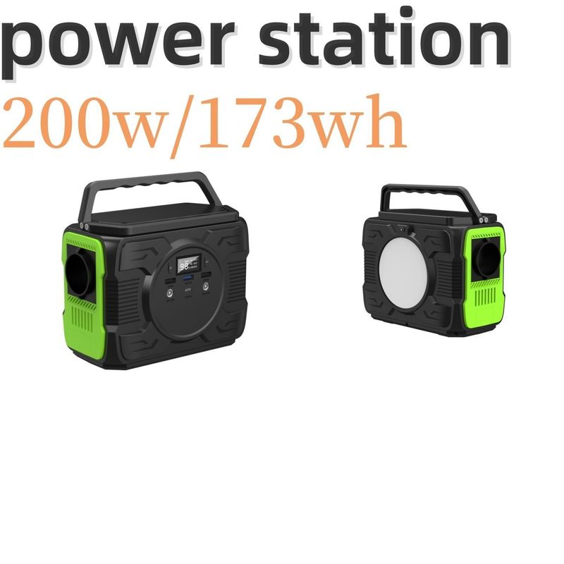 เครื่องกําเนิดอินเวอร์เตอร์ขนาดเล็ก 200W พร้อมแบตเตอรี่ลิธีียมเทอร์เนอรี่และ 12V/200-300A Output Ec5