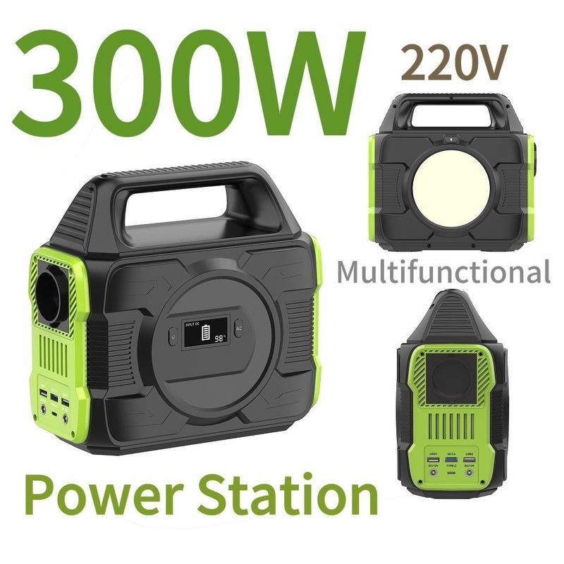 โรงไฟฟ้าแม่เหล็กพกพา 300W 220V สําหรับผลิตภัณฑ์แสงอาทิตย์