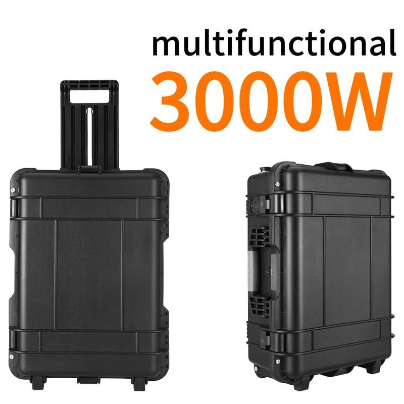6000W พลังงานสูงสุด LiFePO4 แบตเตอรี่เก็บพลังงานสําหรับโรงไฟฟ้าแบบพกพาในบ้าน