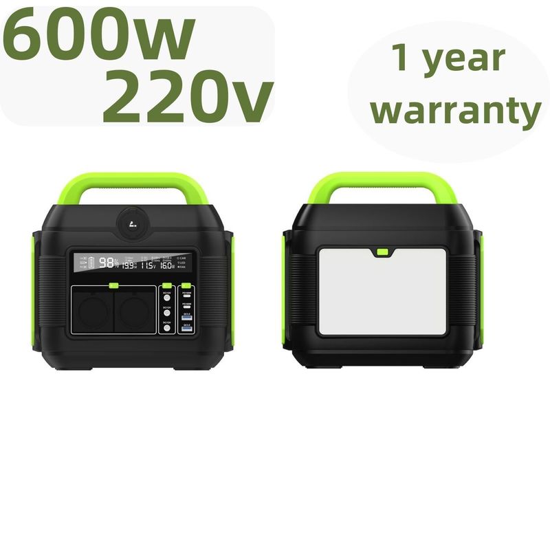 600W 110/220V-50Hz/60Hz โรงไฟฟ้าพกพา เครื่องผลิตพลังงานแสงอาทิตย์เพื่อพลังงานที่มิตรต่อสิ่งแวดล้อม