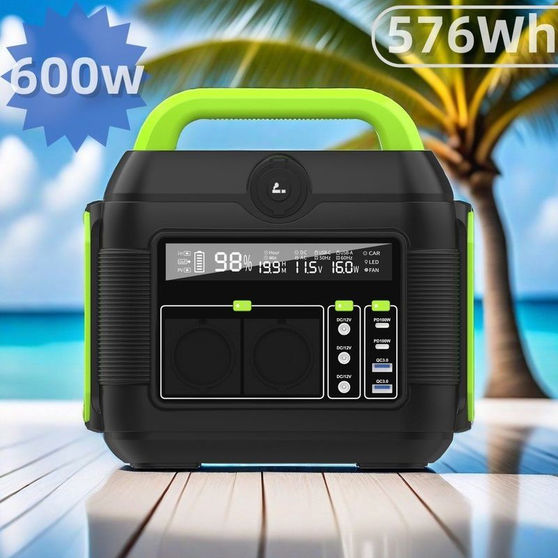 S6 600W โรงไฟฟ้าพกพา เครื่องผลิตพลังแสงอาทิตย์สําหรับการชาร์จ Drone โน๊ตบุ๊ค โทรศัพท์มือถือ