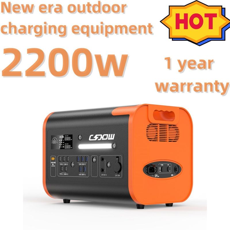 2000W/2200W/2400W ไลฟ์โป4 โจ๊กเนอร์แสงอาทิตย์พกพาสําหรับสถานีชาร์จฉุกเฉิน