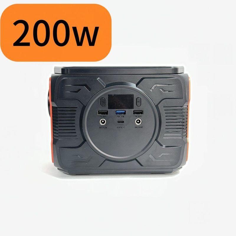 เครื่องผลิตพลังงานแสงอาทิตย์แบบพกพา 200W ล่าสุดสําหรับแคมป์กลางแจ้ง