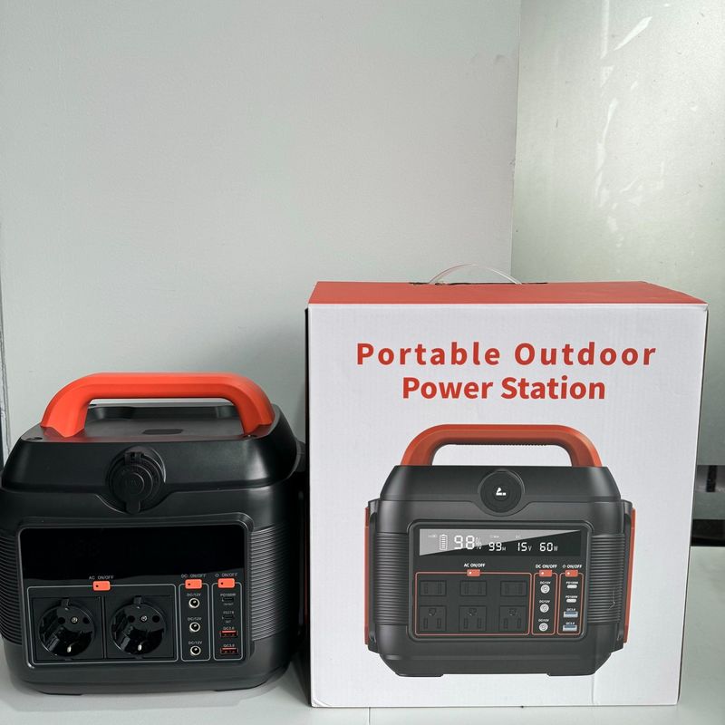 เครื่องผลิตพลังงานแสงอาทิตย์แบบพกพา 600W/576wh สําหรับการออกกําลังกายในภายนอก