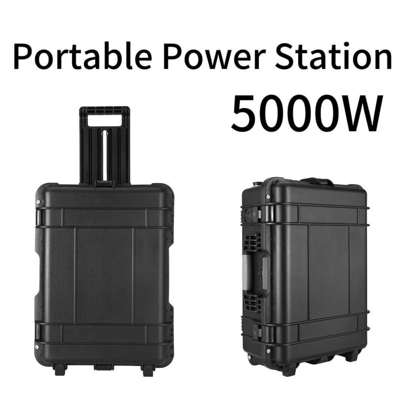 เครื่องกําเนิดไฟฟ้าธนาคารพลังงาน 5000W จําหน่ายพลังงานฉุกเฉิน พร้อมเครื่องแปลง AC/DC CE.Un38.3 รับรอง