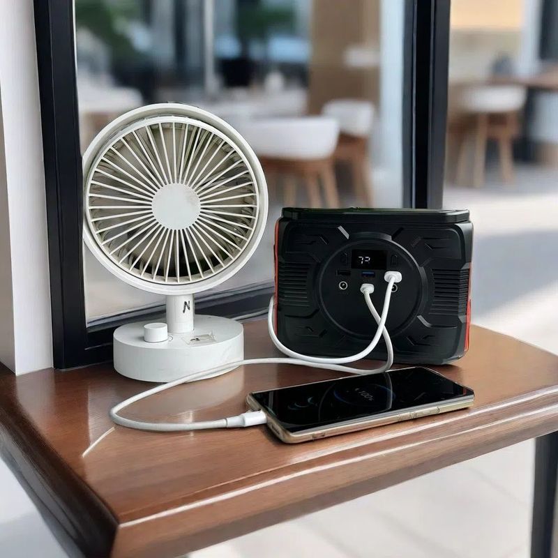 โรงไฟฟ้าพกพาแบบปรับปรุงคลื่น 200W / 173wh / 12ah / 48000mAh สําหรับตลาดอเมริกาใต้