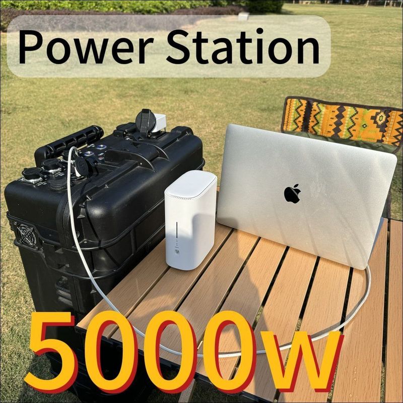 พลังงานขนาดใหญ่ 5000W/7000W สายพลังงานเคลื่อนไหวคลื่นไซน์บริสุทธิ์สําหรับการผจญภัยกลางแจ้ง