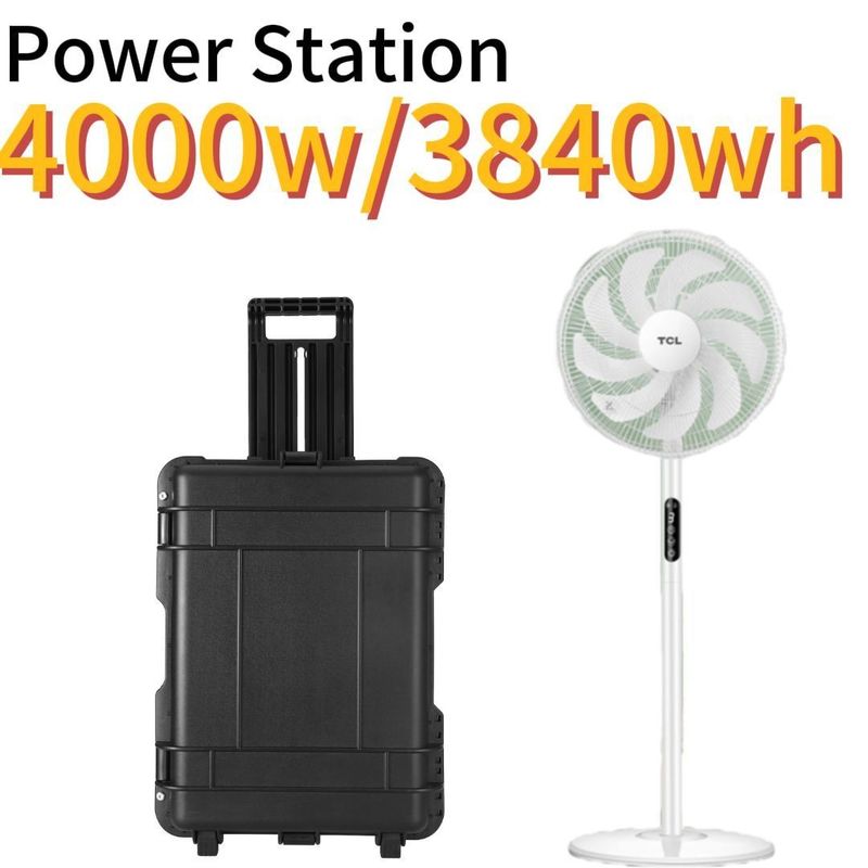 เครื่องผลิตพลังงานแสงอาทิตย์พกพาขนาดสูงสุด 8000W เครื่องผลิตพลังงานพลังงานฉุกเฉิน 3840wh
