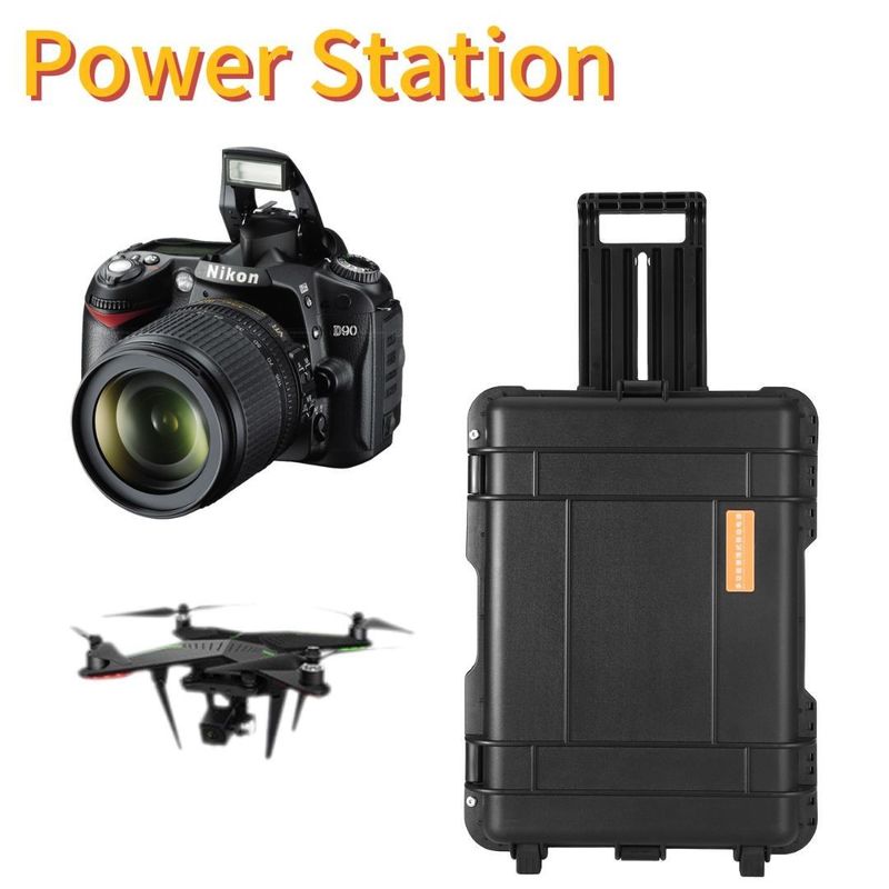 สถานไฟฟ้าพกพา โซลาร์ Uav 3000W 62.5ah เครื่องผลิตฉุกเฉินด้วยไฟเร็ว 6s