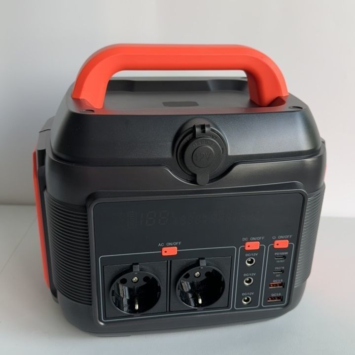 ความต้องการพลังงานฉุกเฉิน ศูนย์พลังงานบ้าน พร้อมแบตเตอรี่ลิธีียม 600W และไฟ LED 11W