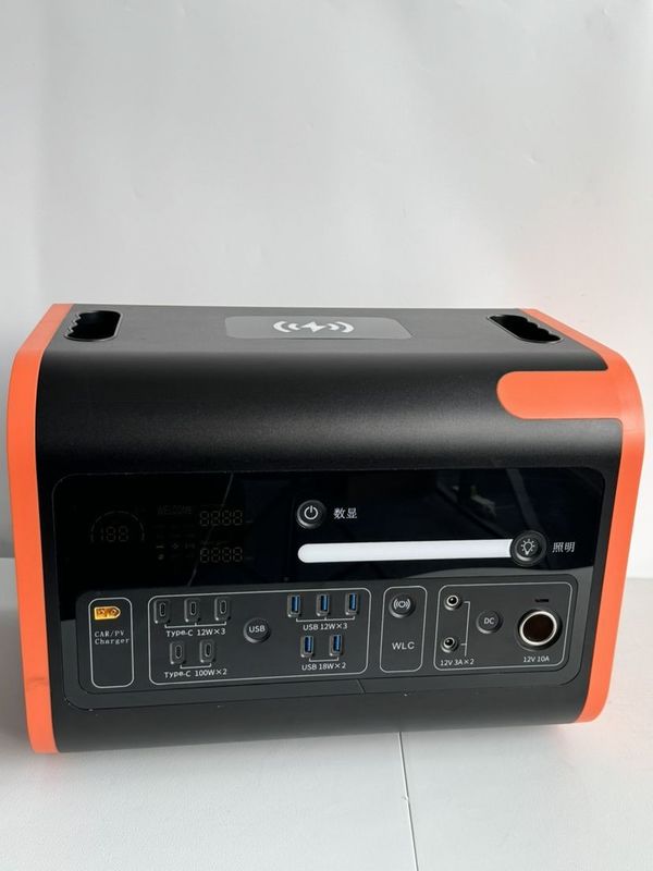 800W แหล่งชาร์จแสงอาทิตย์ ภายนอก พิกนิค พลังงาน โทรศัพท์มือถือ 2200W สถานที่ไฟฟ้า พร้อมจอเทป