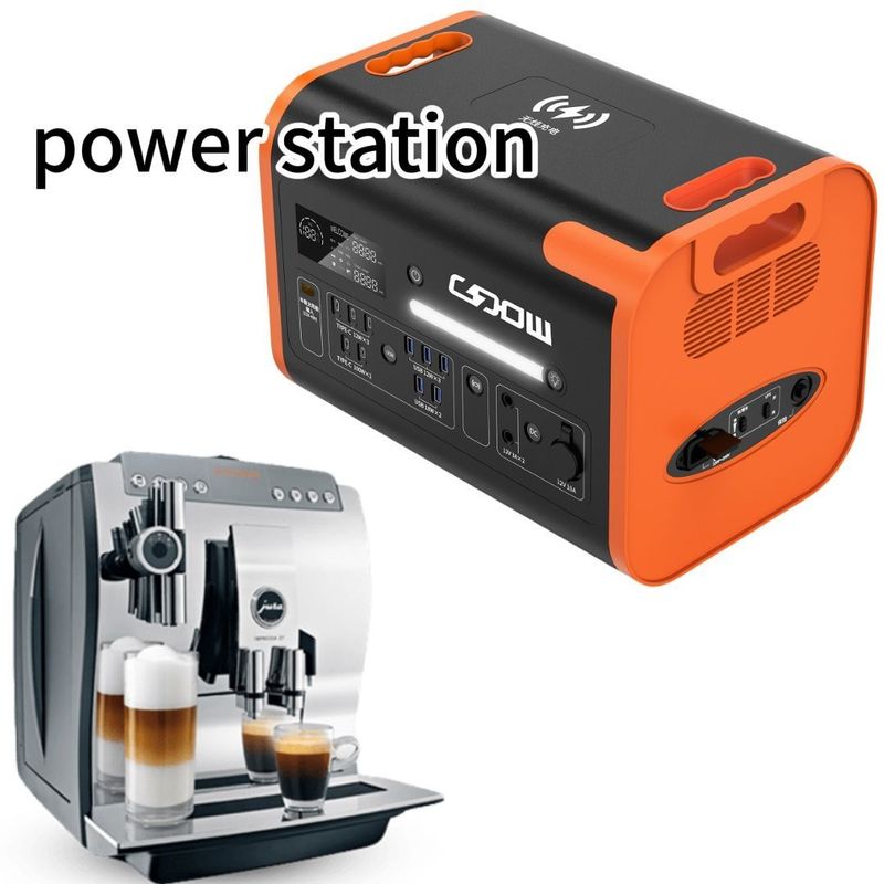 2000W/2200W/2048wh สถานไฟฟ้าเก็บพลังงานค่ายพกพาที่มีรูปคลื่นอินเวอร์เตอร์คลื่นไซน์บริสุทธิ์