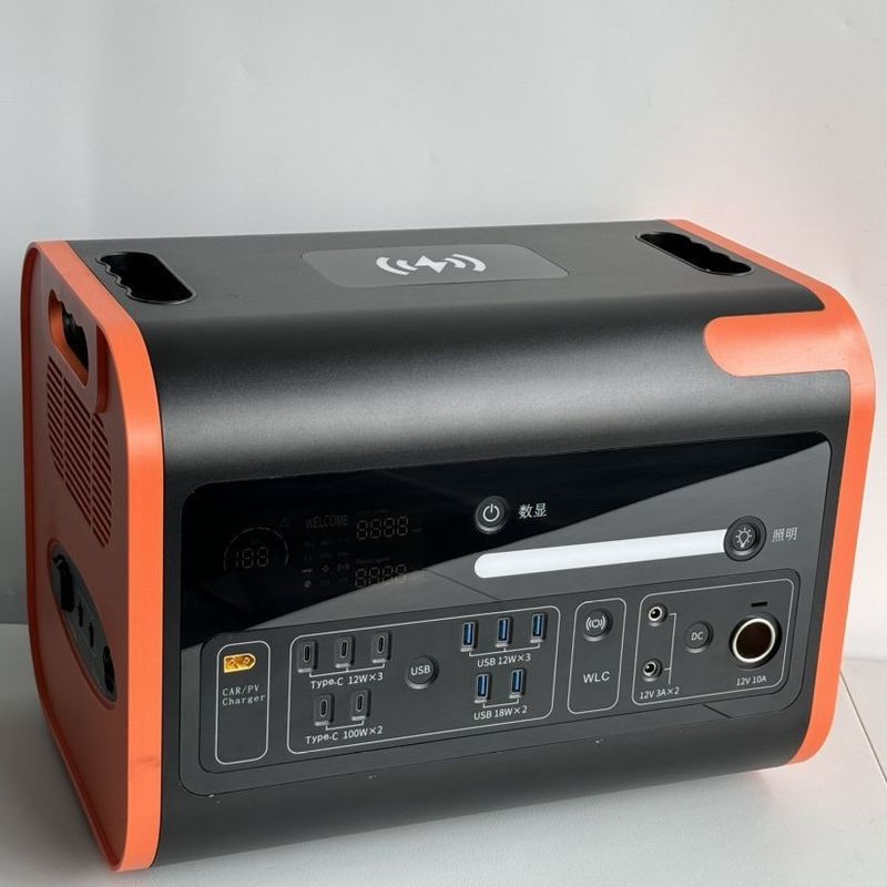 ขาย 2200W แบตเตอรี่ลิตยูมความจุสูง สถานที่พลังงานพกพาสําหรับการชาร์จเร็ว