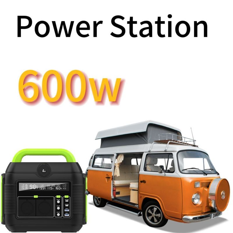 600W/288wh กิจกรรมกลางแจ้ง โซลาร์ โมบายเล็ต พลังงานพกพาที่มีแบตเตอรี่ลิเดียม