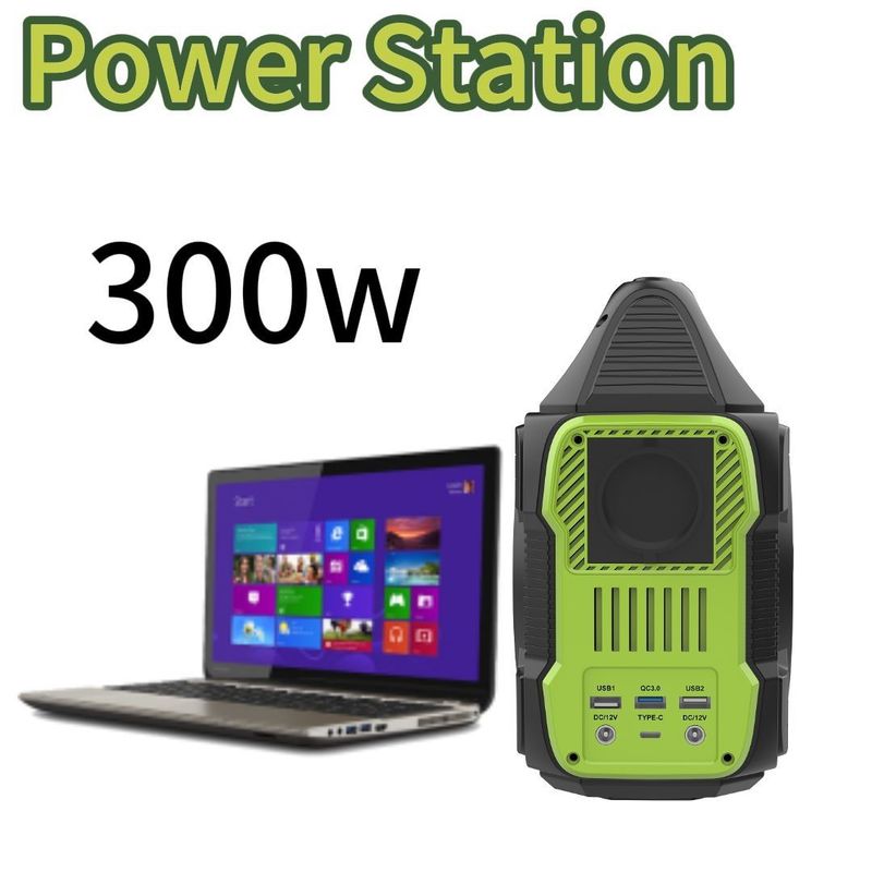 300W/288wh เครื่องกําเนิดอินเวอร์เตอร์พกพาหลายฟังก์ชัน สําหรับการแก้ไขพลังงานภายนอก
