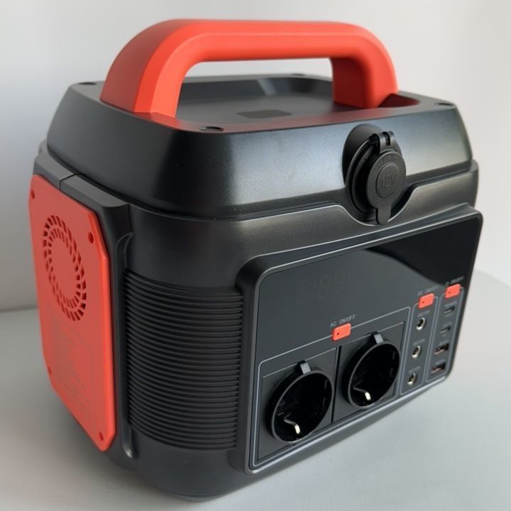 600W/576wh แบตเตอรี่ลิธีਅਮ โรงไฟฟ้าหลากหลายฟังก์ชันและประเภท C Output Pd100W Pd27W