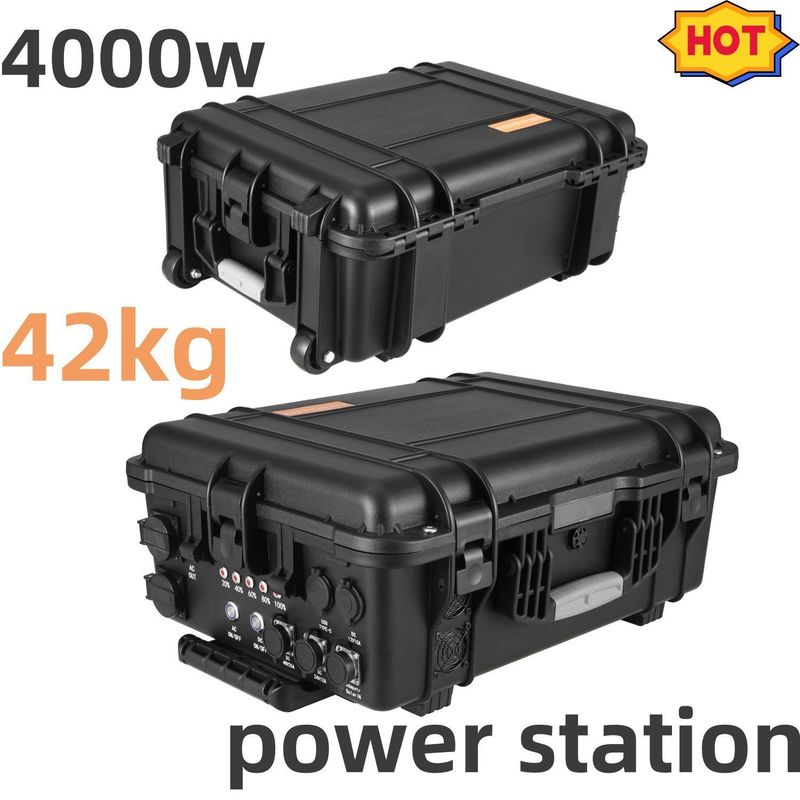 4000W/80ah พลังงานชาร์จแสงอาทิตย์แบบพกพาโดย LiFePO4