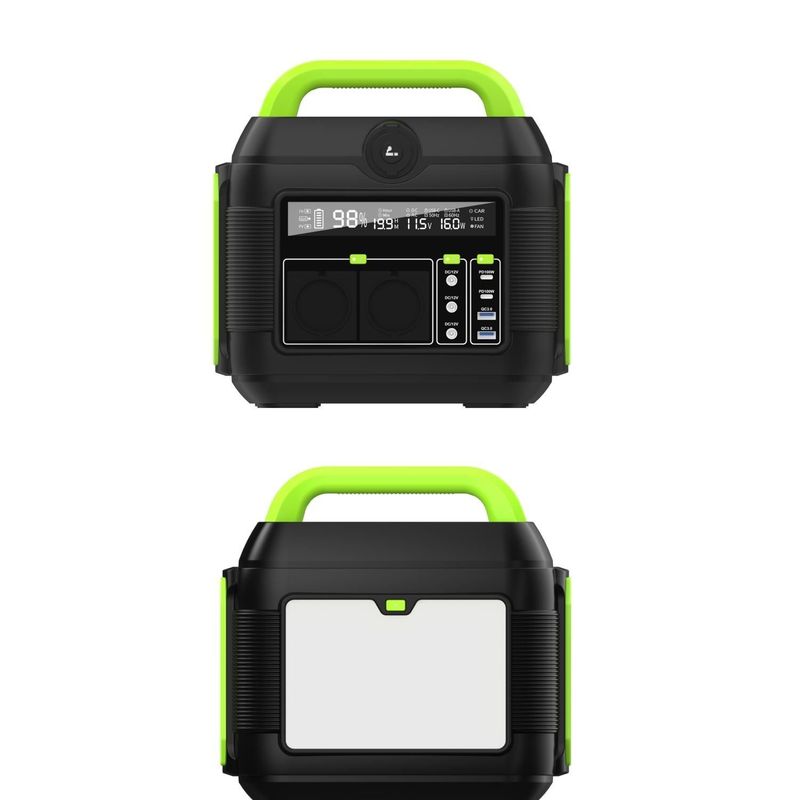 ประเภท C Output Pd100W Pd27W 600W/300W/1200W สถานไฟฟ้าพกพาสําหรับกิจกรรมกลางแจ้ง