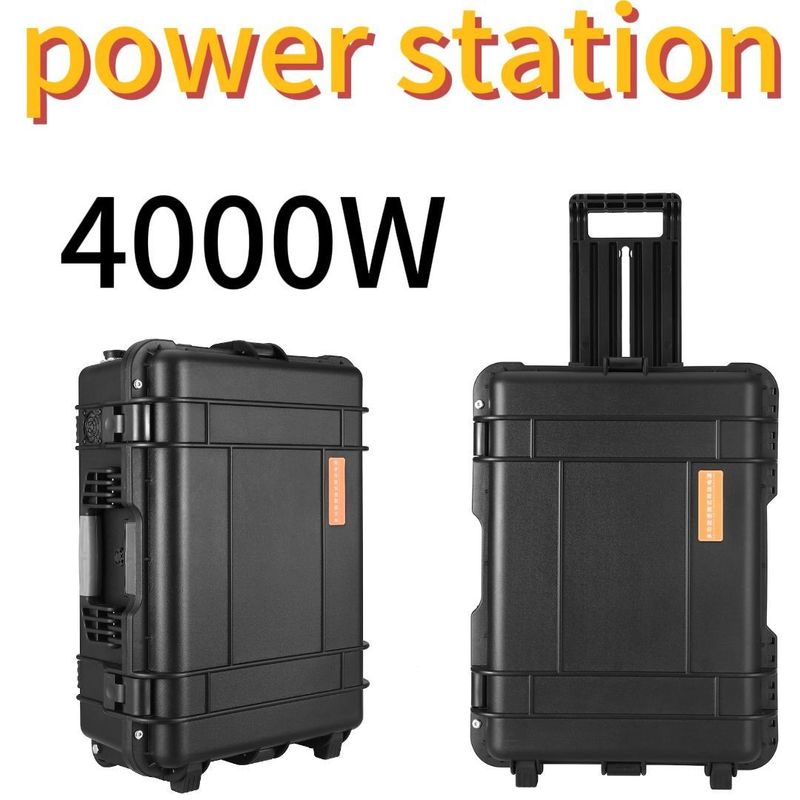 แบตเตอรี่ฟอสฟาตเหล็กลิเดียม 4000W สําหรับงานกลางแจ้งและโรงไฟฟ้าบ้าน