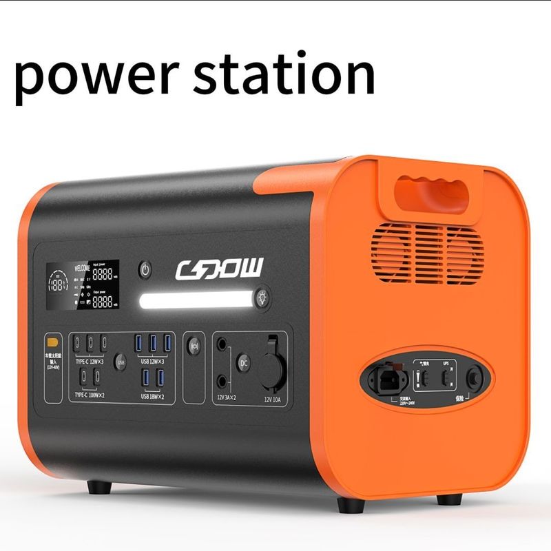 800W แม็กซ์ โซลาร์ชาร์จ คาร์ พอร์ตพอร์ต พลังงานสถานีไฟฟ้าที่มีรูปคลื่นผลิตคลื่นธรรมชาติ