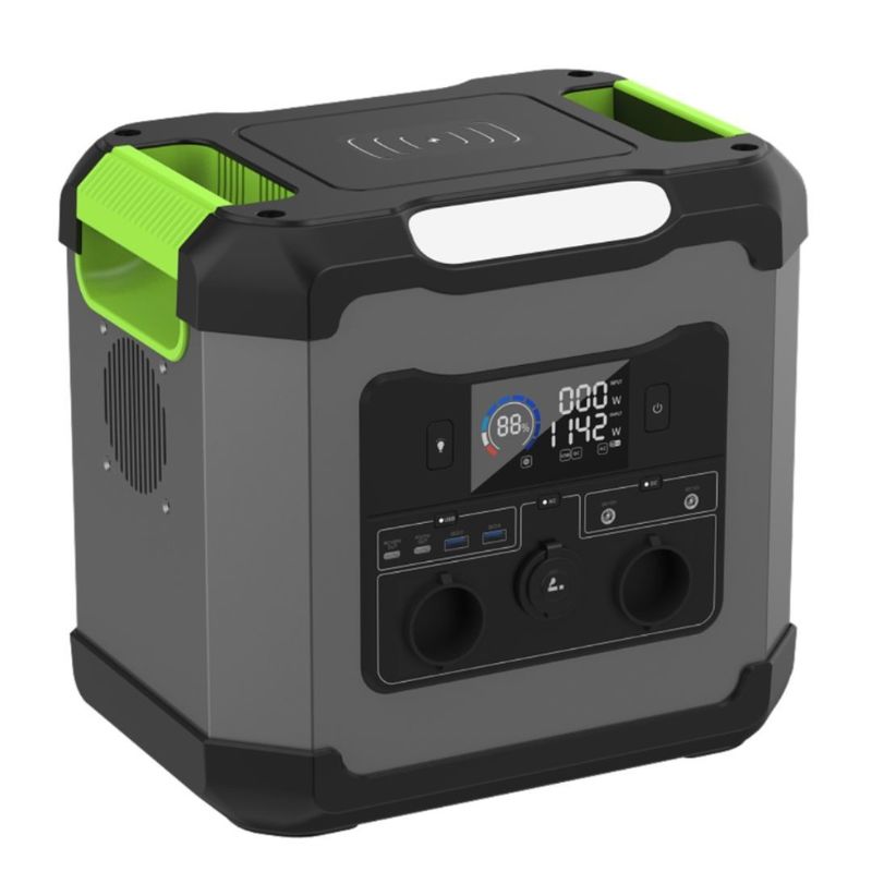 พลังงานพลังงานร้อน 1500W/2000W/1200W สถานไฟฟ้าพลังแสงอาทิตย์พกพาที่มีประเภท C1 ออก 12V / 3A