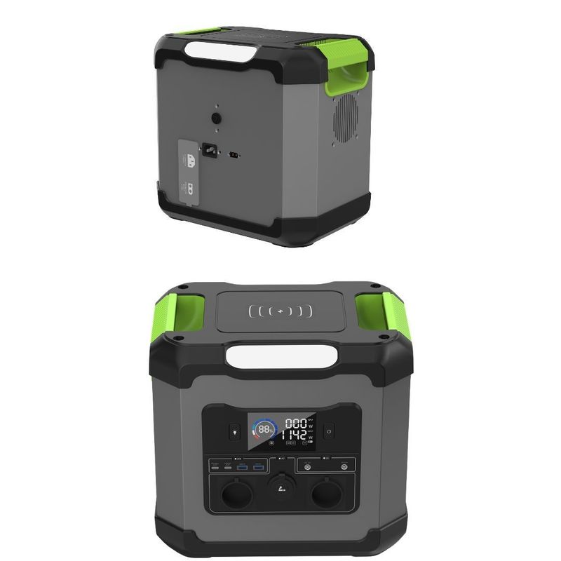 1500W/1344wh สถานที่พลังงานพกพา เหมาะสําหรับสํานักงานกลางแจ้งและสถานการณ์ทางการแพทย์