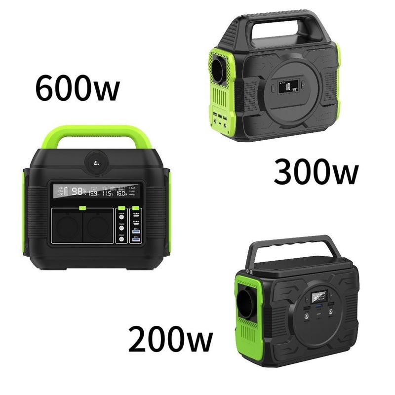 การออกแบบง่าย สถานที่พลังงานพกพาสําหรับครัวเรือนกลางแจ้งที่มีประเภท C Output Pd100W Pd27W