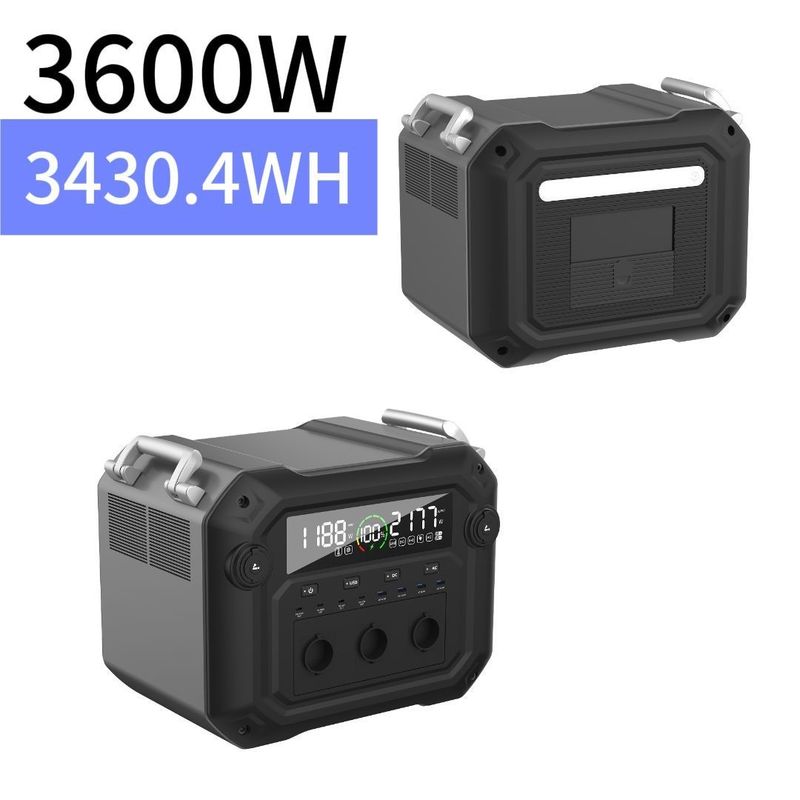 อินเวอร์เตอร์สองทิศ 3600W/3430.4wh พลังงานพลังงานเคลื่อนไหวหลายฟังก์ชันสําหรับกลางแจ้ง
