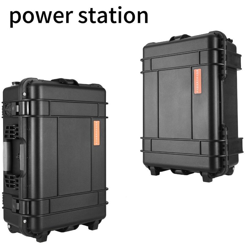 สถานีไฟฟ้าพกพาที่มีความจุแบตเตอรี่ 48V62.5ah 3000wh และการชาร์จแผ่นแสงอาทิตย์