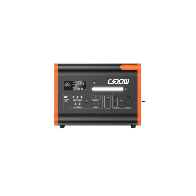 3500W การออกกําลังคงที่ 2200W ระบบเก็บพลังงานแบบพกพาพร้อมกับสถานีพลังงาน USB