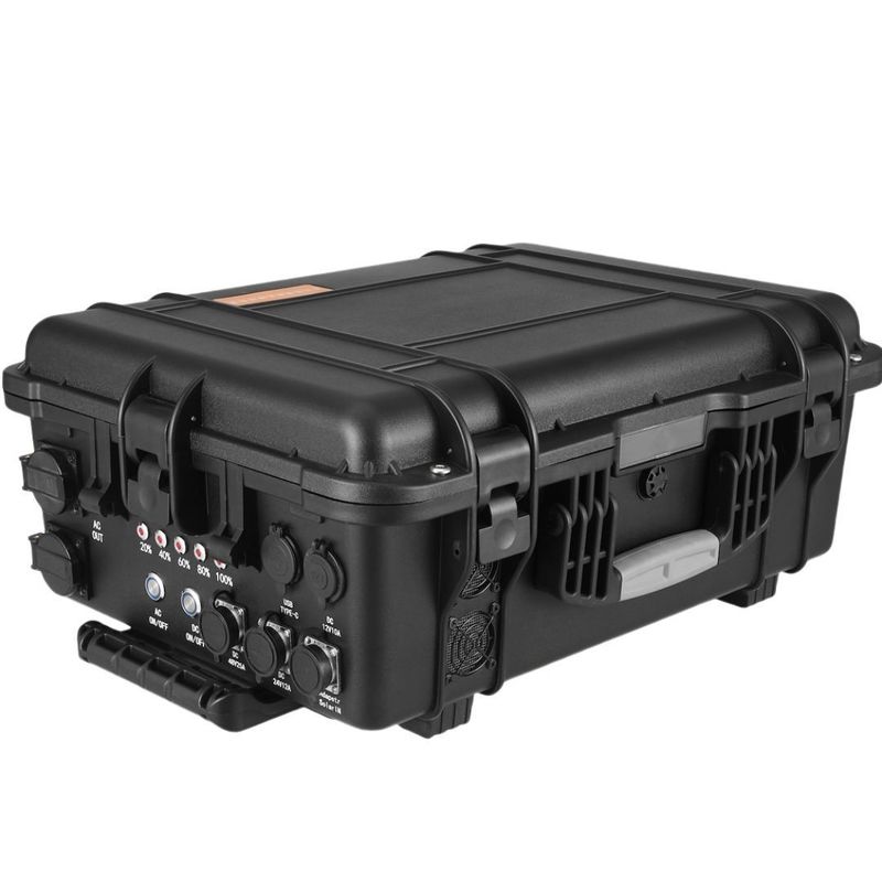 4000W ดํากลางแจ้ง โรงไฟฟ้าพลังงานพลังแสงอาทิตย์ 18W แม็กซ์ USB / ประเภท-C เวลาการชาร์จ 6-7h