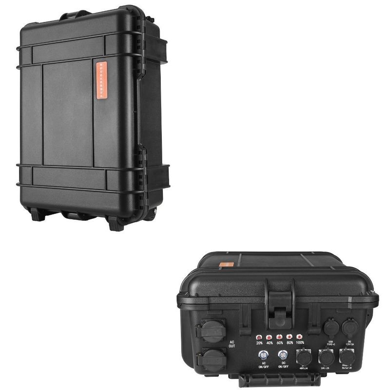 ST-70 7000W การเก็บพลังงานแสงอาทิตย์ โรงไฟฟ้าพกพาภายนอกสําหรับครัวเรือน พร้อมเครื่องปรับเปลี่ยน